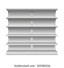 Supermarket Shelf. Vector Illustration