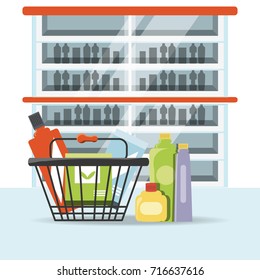 supermarket shelves design