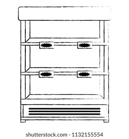 supermarket shelving empty icon