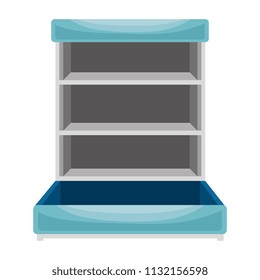 supermarket shelving empty icon