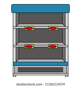 supermarket shelving empty icon