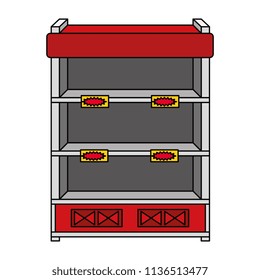 supermarket shelving empty icon