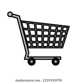 supermarket shopping cart icon