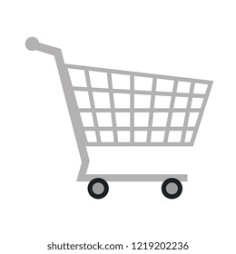 supermarket shopping cart icon