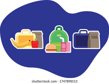 Supermarket Stuff  Bundle Illustration Art