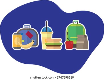 Supermarket Stuff  Bundle Illustration Art