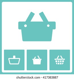 Supermarket symbol. Web vector graphic. Design collection.