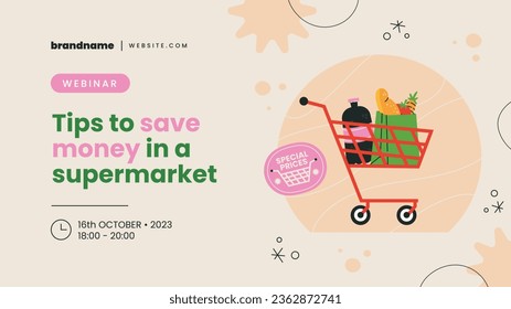 supermarket template. groceries. Grocery store, Shopping, Supermarket, Fresh food, Home delivery, Ordering, Sale concept. vector illustration for poster, banner, flyer, advertising, promo, commercial.