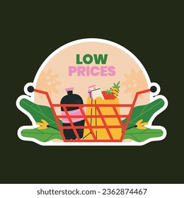 supermarket template. groceries. Grocery store, Shopping, Supermarket, Fresh food, Home delivery, Ordering, Sale concept. vector illustration for poster, Label, Sticker, advertising, promo, commercial