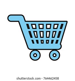 supermarket trolley icon