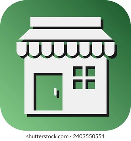 Supermarkt-Vektorgrafik-Hintergrundsymbol mit Farbverlauf-Hintergrundbild für private und kommerzielle Nutzung.
