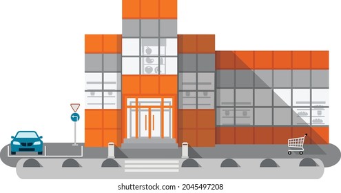 Supermarket vector illustration design flat