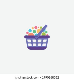Plantilla de diseño del logotipo de vectores de supermercado.