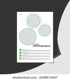 "Supermarket Weekly Sale Flyer Template – A4 Print Ready.  Illustrator Design"