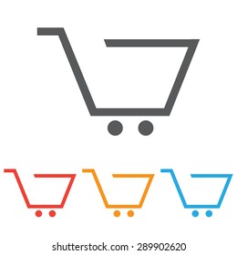 Supermasket service icon set 