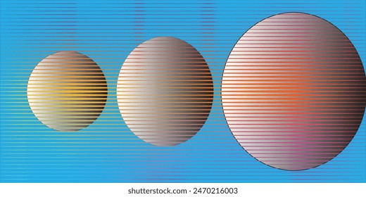 supermoon on a golden blue background