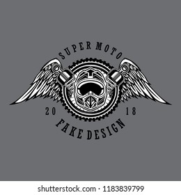 Supermoto Or Motocross Logo