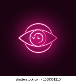 Supernatural neon icon. Elements of Mad science set. Simple icon for websites, web design, mobile app, info graphics