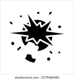 Supernova Burst Icon Element For Design