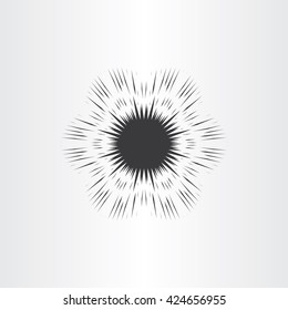 supernova star explosion icon vector design