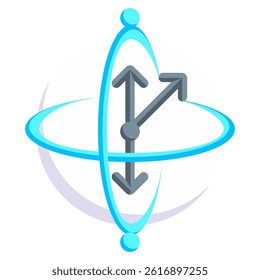 Superposition icon represented by Superposition symbol Flat style.