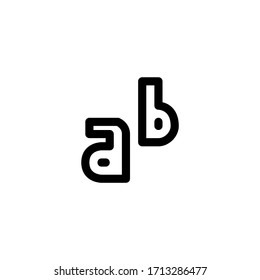 Superscript User Interface Outline Icon Logo Vector Illustration
