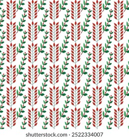 Supersoft winter design with and flower ornaments in soft color tones