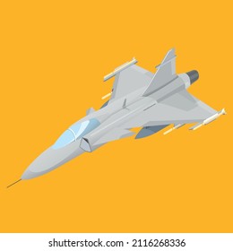 Aeronaves supersónicas en visión isométrica