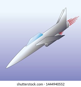 supersonic aircraft are made in the vector version,you can use it anywhere