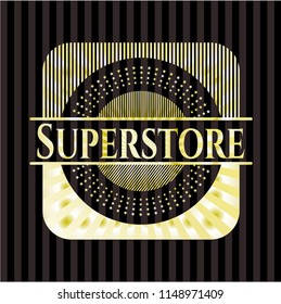 Superstore golden emblem