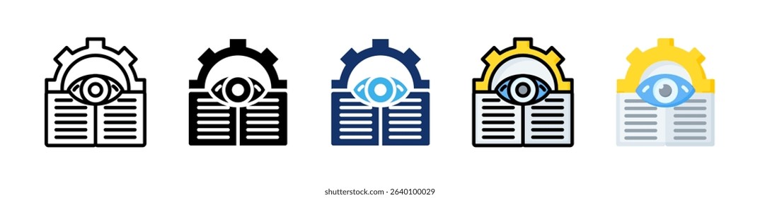 Supervised Learning Icon Collection With Multiple Styles
