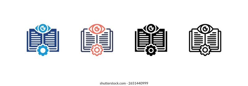 Ícone Aprendizado Supervisionado define uma coleção de vários estilos