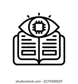 Supervised Learning icon in vector. Logotype