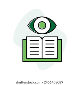 Supervised Learning Vector Illustrtaion Icon Design