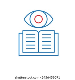 Supervised Learning Vector Illustrtaion Icon Design