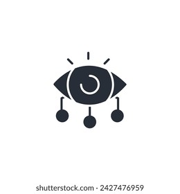 supervision icon. vector.Editable stroke.linear style sign for use web design,logo.Symbol illustration.