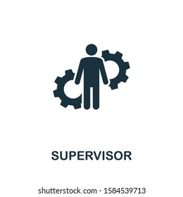 Supervisor icon. Creative element from business administration collection. Simple Supervisor icon for web design, apps and software.