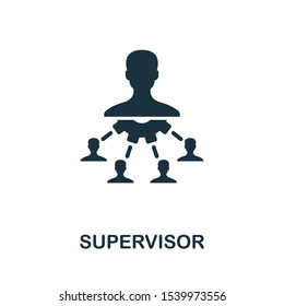 Supervisor Icon. Simple Element From Business Administration Icons Collection. Creative Supervisor Icon Ui, Ux, Apps, Software And Infographics.