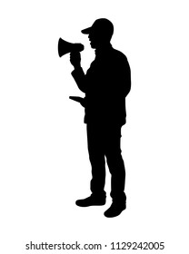 Supervisor silhouette vector