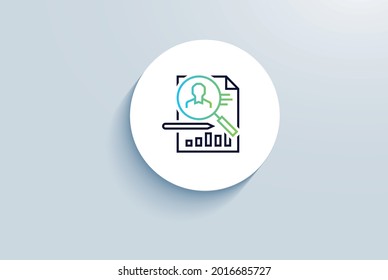 Supervisor view icon vector design