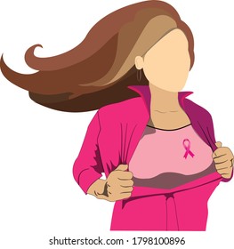 A Superwoman concept design promoting breast cancer awareness 