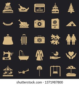 Supper icons set. Simple set of 25 supper vector icons for web for any design