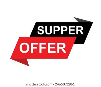 Abendangebot, Megaangebot, Sommerangebot, Rabattangebot Button für Video Poster und Banner Promotion 