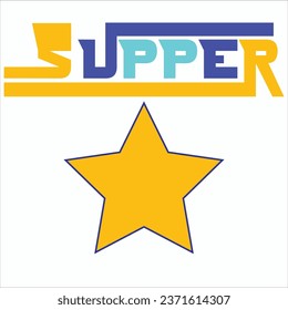 SUPPER STAR T SHIRT DESIGN