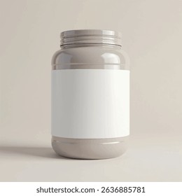 supplement bottle mockup with capsules in it with white label, 3d product mockups,protein jar,medicine bottle with pills,omega 3 capsules,realistic mockups,photography,transparent supplement bottle