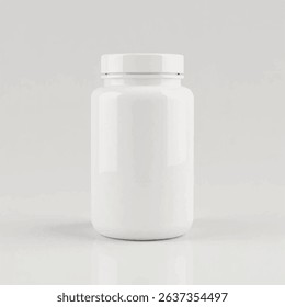 supplement bottle mockup with capsules in it with white label, 3d product mockups,protein jar,medicine bottle with pills,omega 3 capsules,realistic mockups,photography,transparent supplement bottle