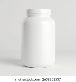 supplement bottle mockup with capsules in it with white label, 3d product mockups,protein jar,medicine bottle with pills,omega 3 capsules,realistic mockups,photography,transparent vitamins bottle