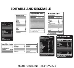 supplement facts and vitamin facts templat ,nutrition facts template,nutrition label,nutrition calculator,twisted tea nutrition facts