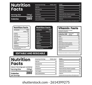 supplement facts and vitamin facts templat ,nutrition facts template,nutrition label,nutrition calculator,twisted tea nutrition facts