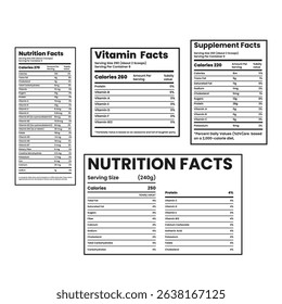 supplement facts and vitamin facts templat ,nutrition facts template,nutrition label,nutrition calculator,twisted tea nutrition facts